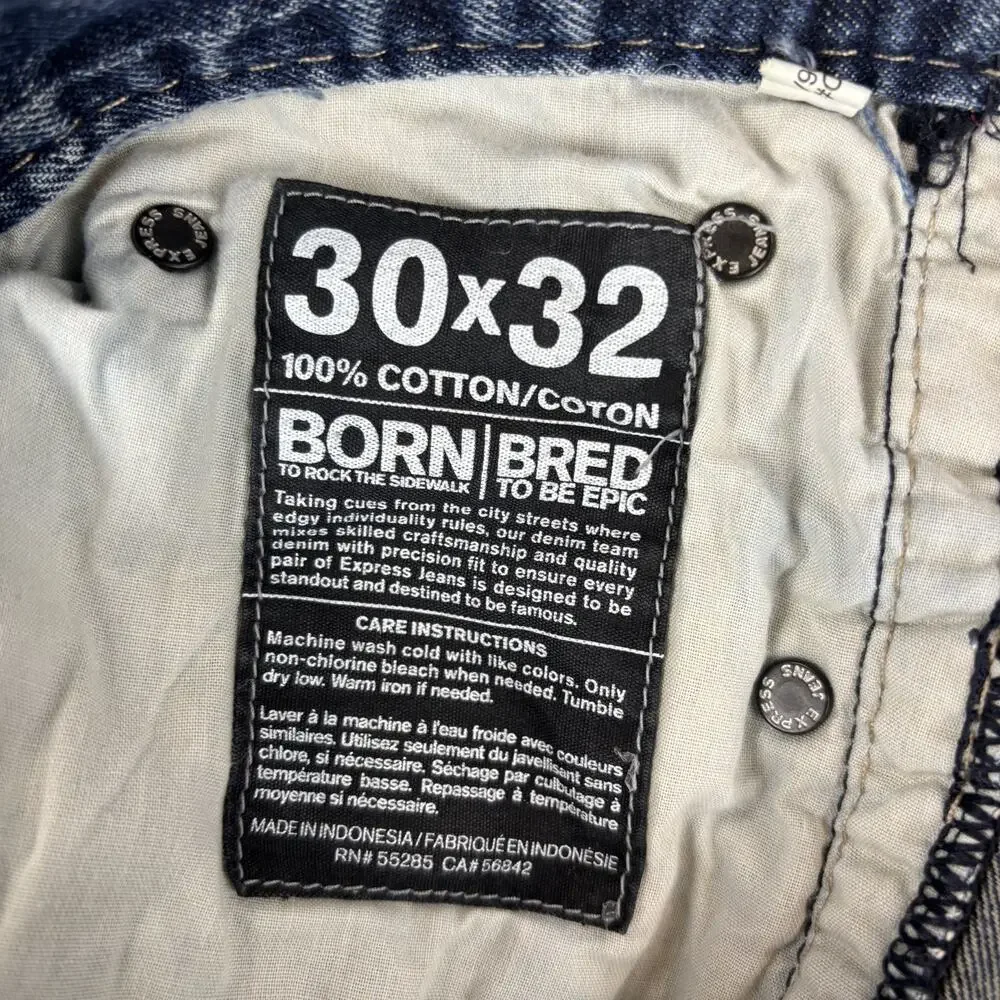 Y2k Express Kingston Jean Mens 32x31 Classic Fit Boot Cut Denim Western Workwear